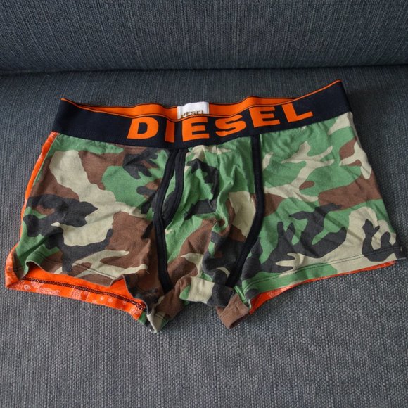 Diesel The Rhythem System Camo Boxer Briefs Size S - Picture 1 of 11